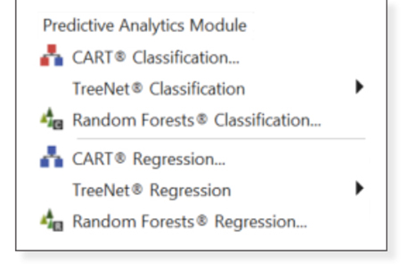 Minitab Prädiktive Analysen – Menüführung